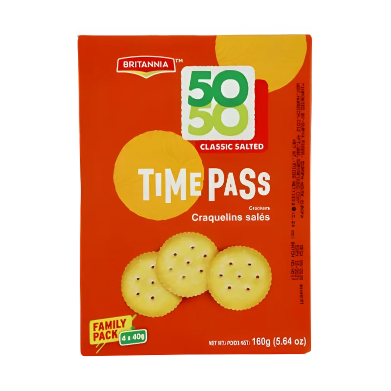 Britannia Britannia 50-50 Time Pass Crackers